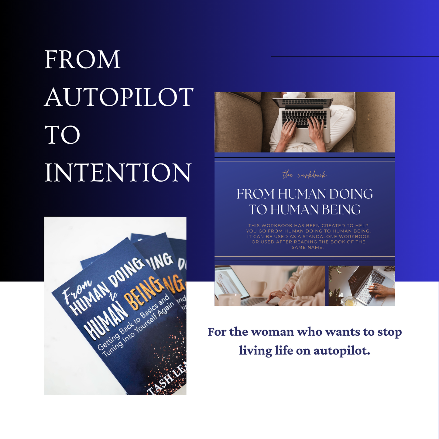 From Human Doing to Human Being — Book & Workbook Bundle