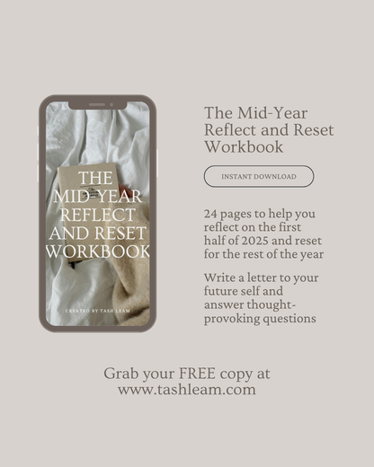 The Mid-Year Reflect and Reset Workbook [FREE DIGITAL PRODUCT]