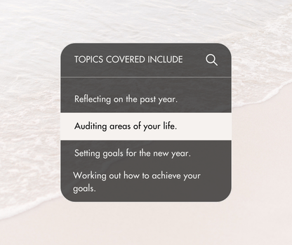 Goal Setting & Planning Workbook [DIGITAL]