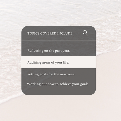 Goal Setting Workbook 2026-2027 | Printable Goal Planner PDF | Annual Life Planner | Instant Digital Download