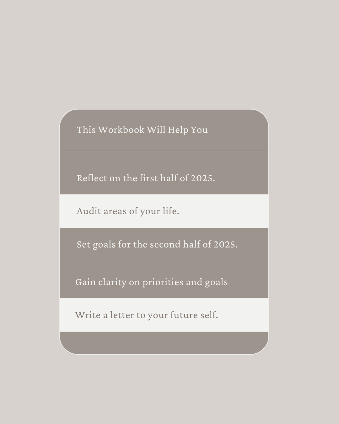The Mid-Year Reflect and Reset Workbook [FREE DIGITAL PRODUCT]