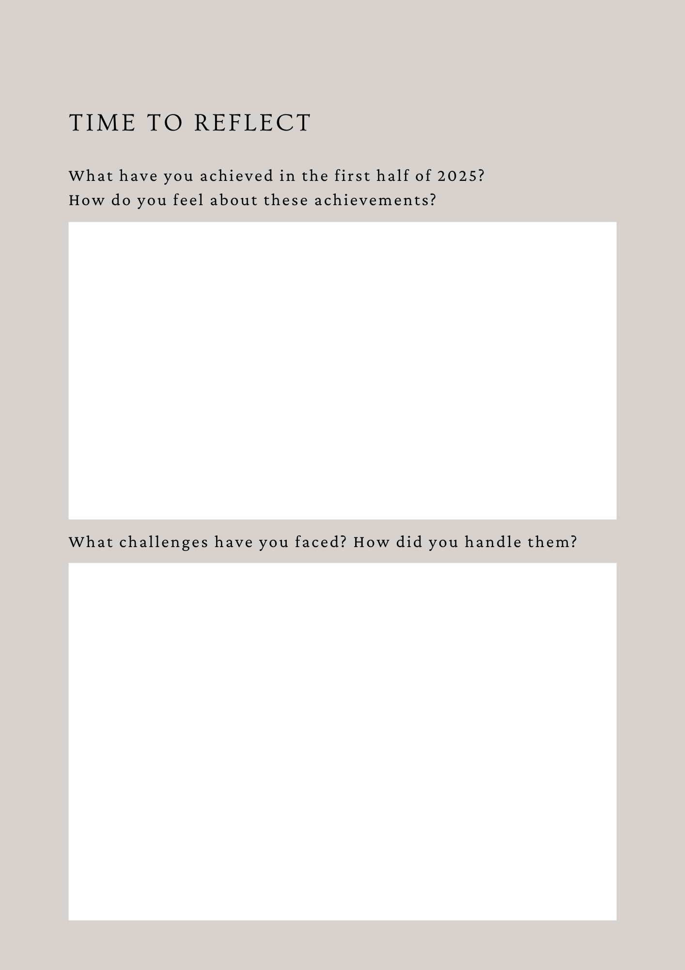 The Mid-Year Reflect and Reset Workbook [FREE DIGITAL PRODUCT]