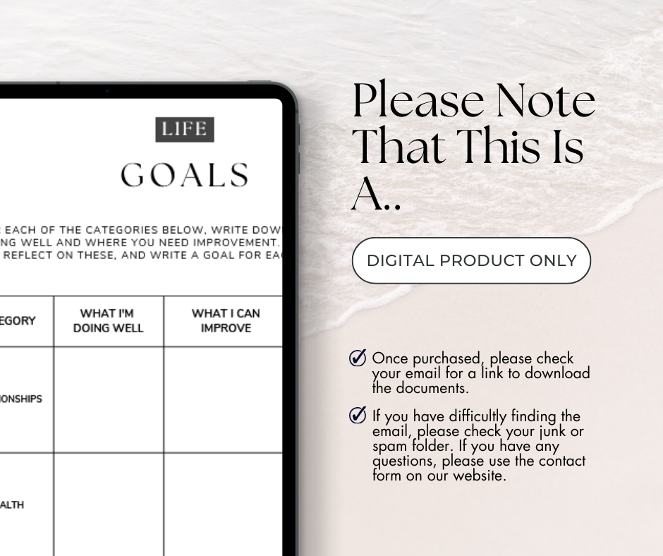 Goal Setting / Planning Workbook