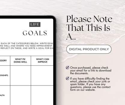 Goal Setting & Planning Workbook [DIGITAL]