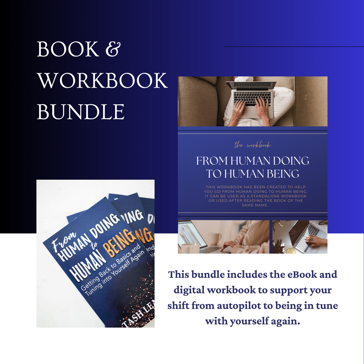 From Human Doing to Human Being — Book & Workbook Bundle