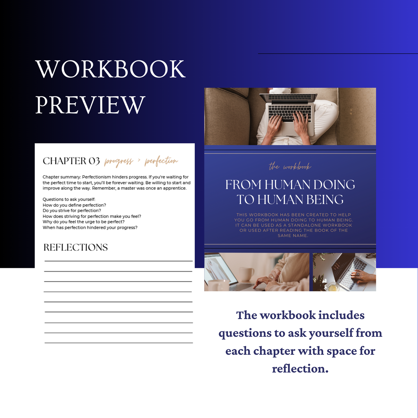 From Human Doing to Human Being — Book & Workbook Bundle