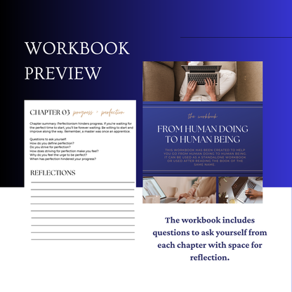 From Human Doing to Human Being — Book & Workbook Bundle