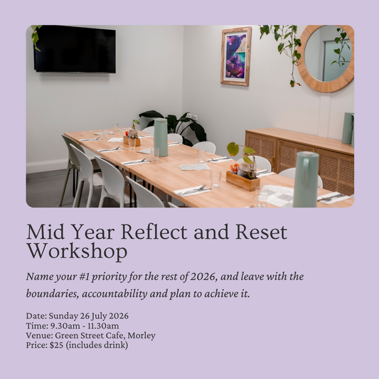 Mid-Year Reflect and Reset Workshop - July 26, 2026